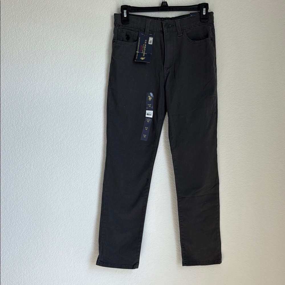 U.S. Polo Assn. Black Slim Jeans Smooth Texture